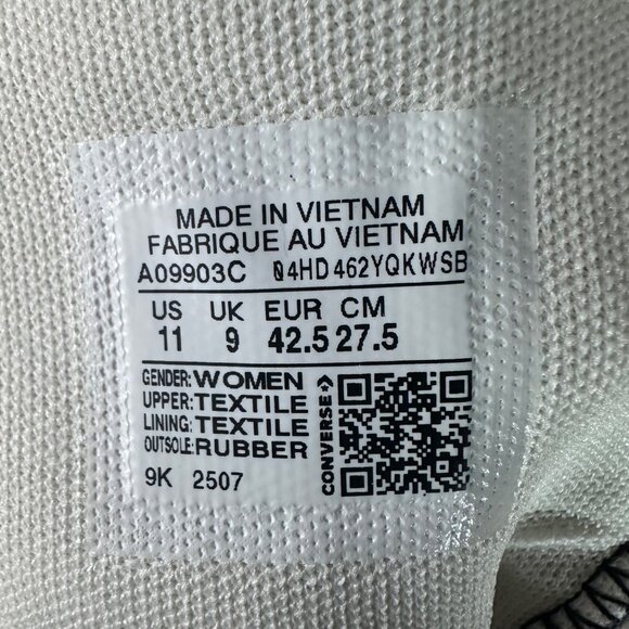 ⭐Converse Chuck Taylor All Star Lift Platform Hi Large Stars 11 Shoes A09903C⭐ - Picture 9 of 10